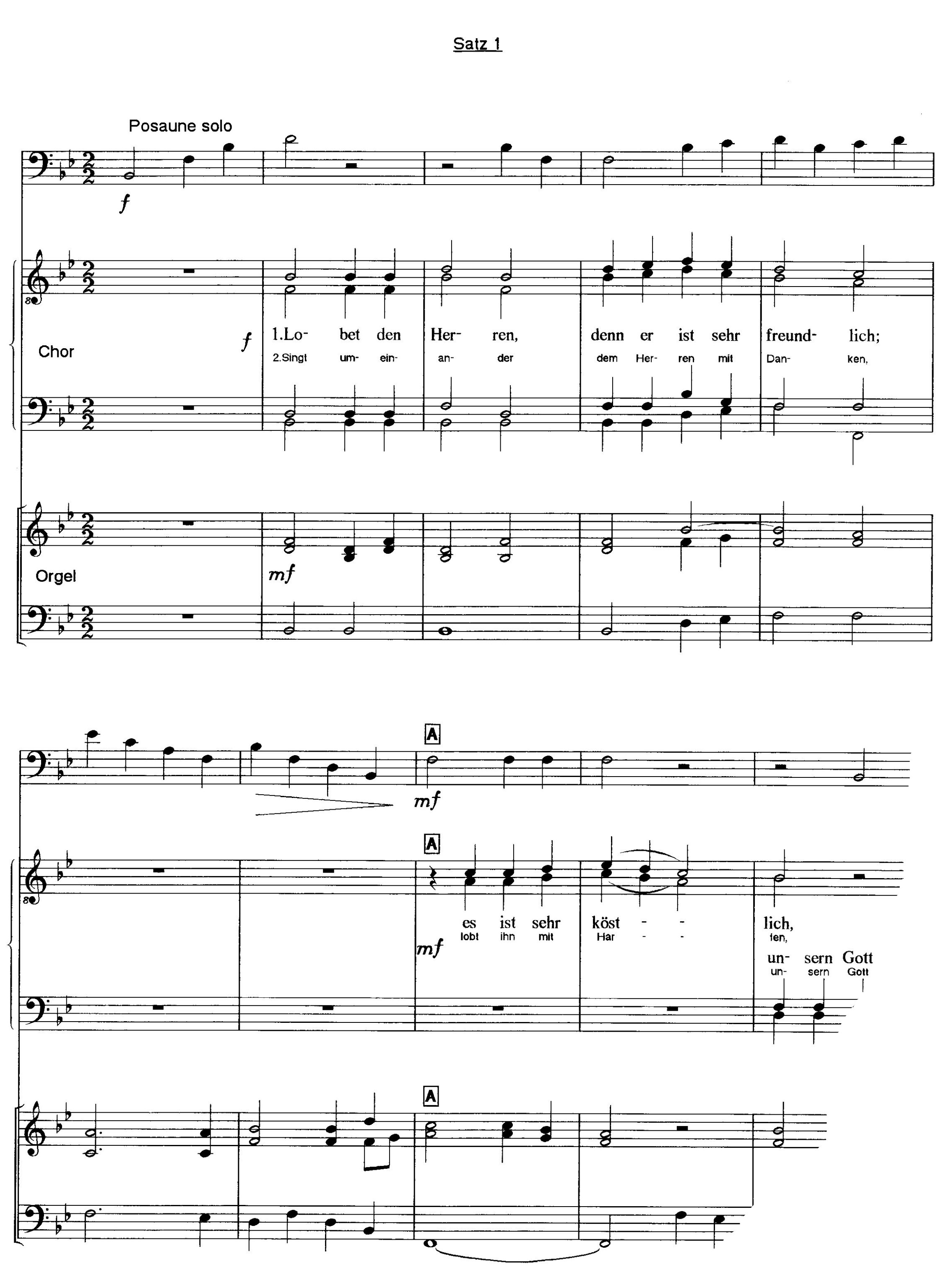 1.Satz (Strophe 1+2)