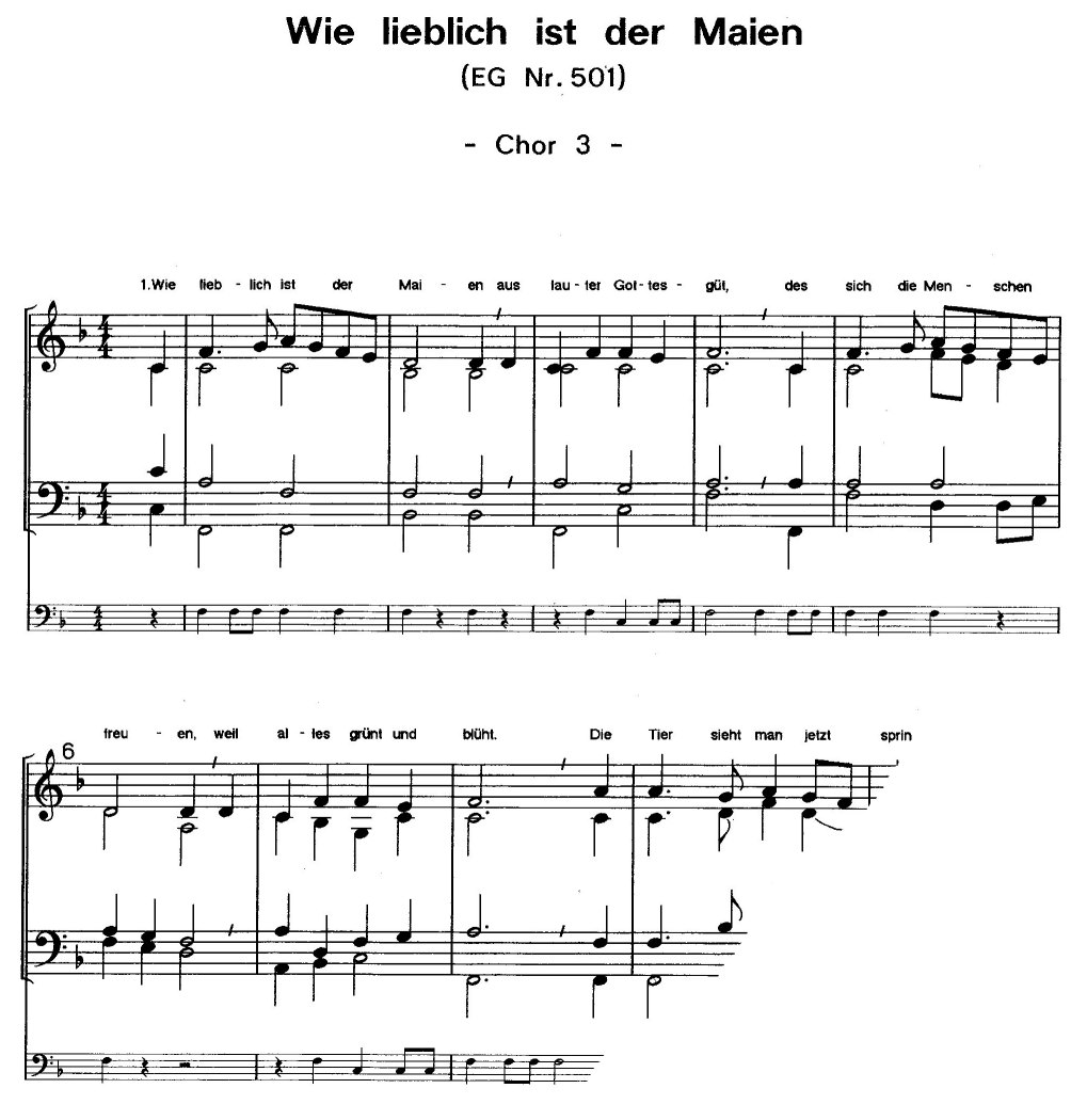 Wie lieblich (Chor 3)