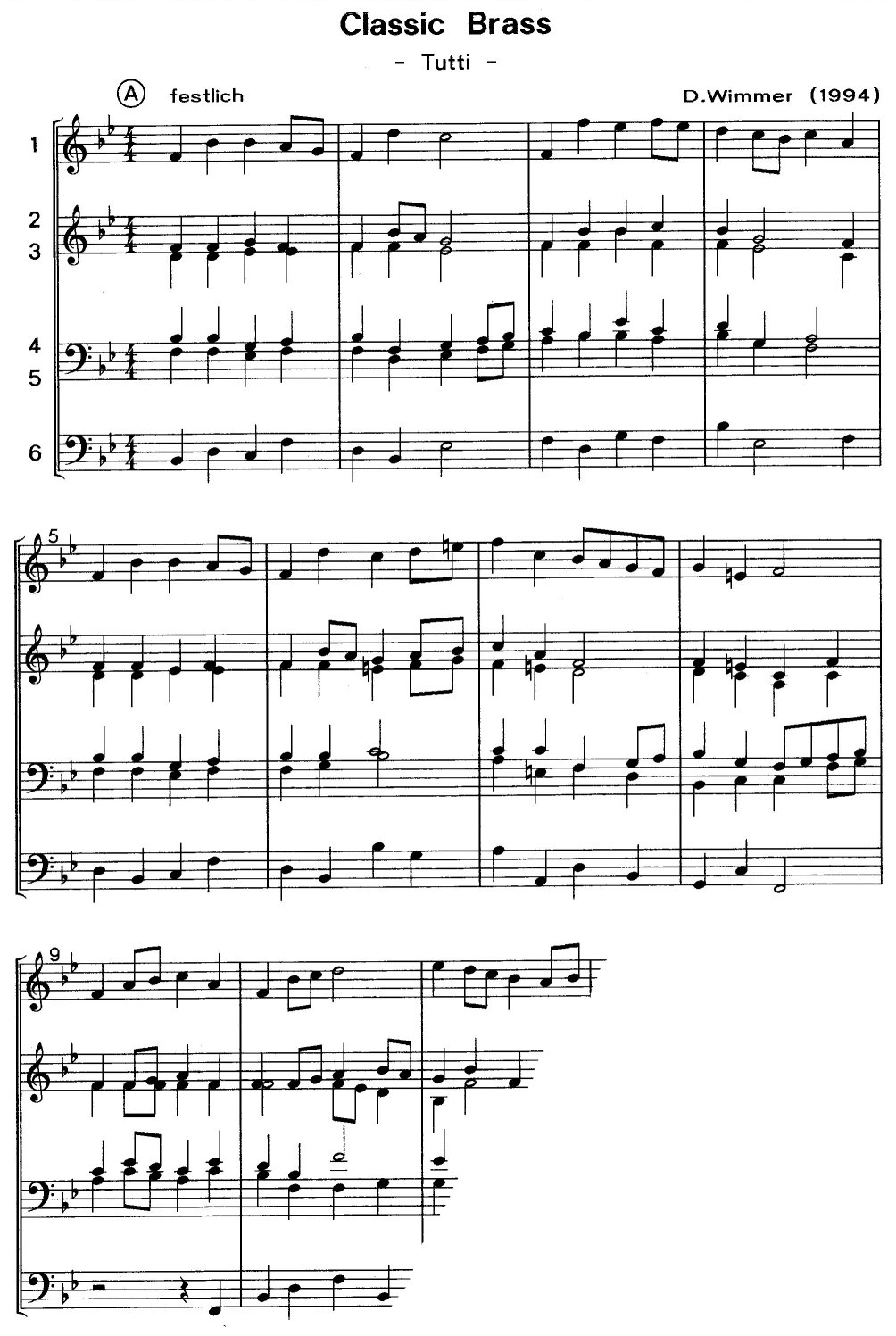 Classic Brass (Tutti A)