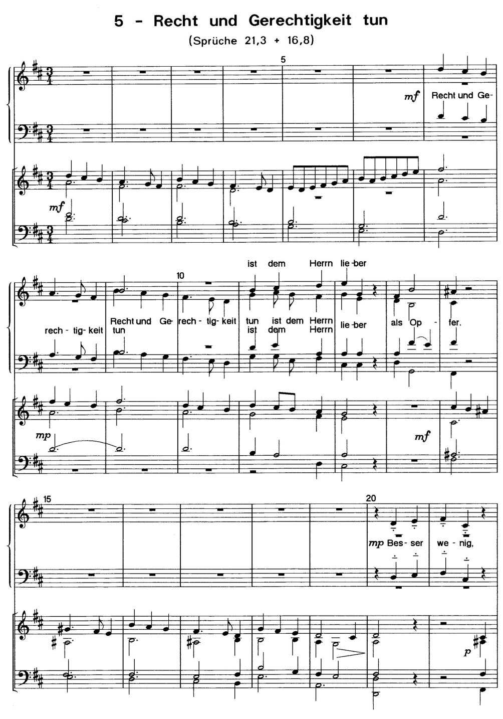 Recht und Gerechtigkeit tun