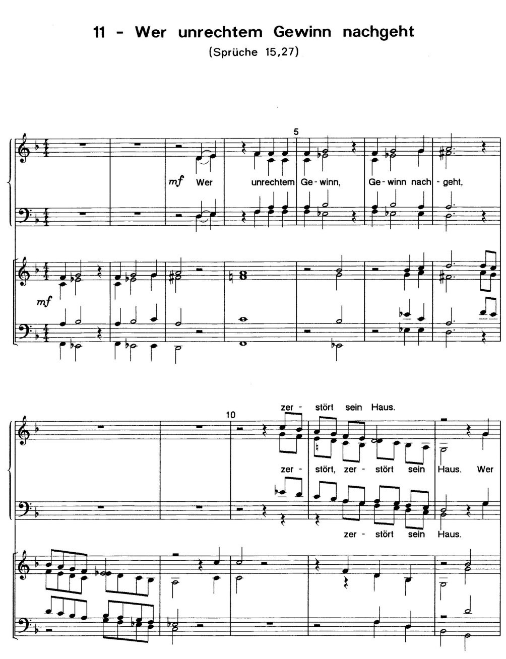 Wer unrechtem Gewinn nachgeht