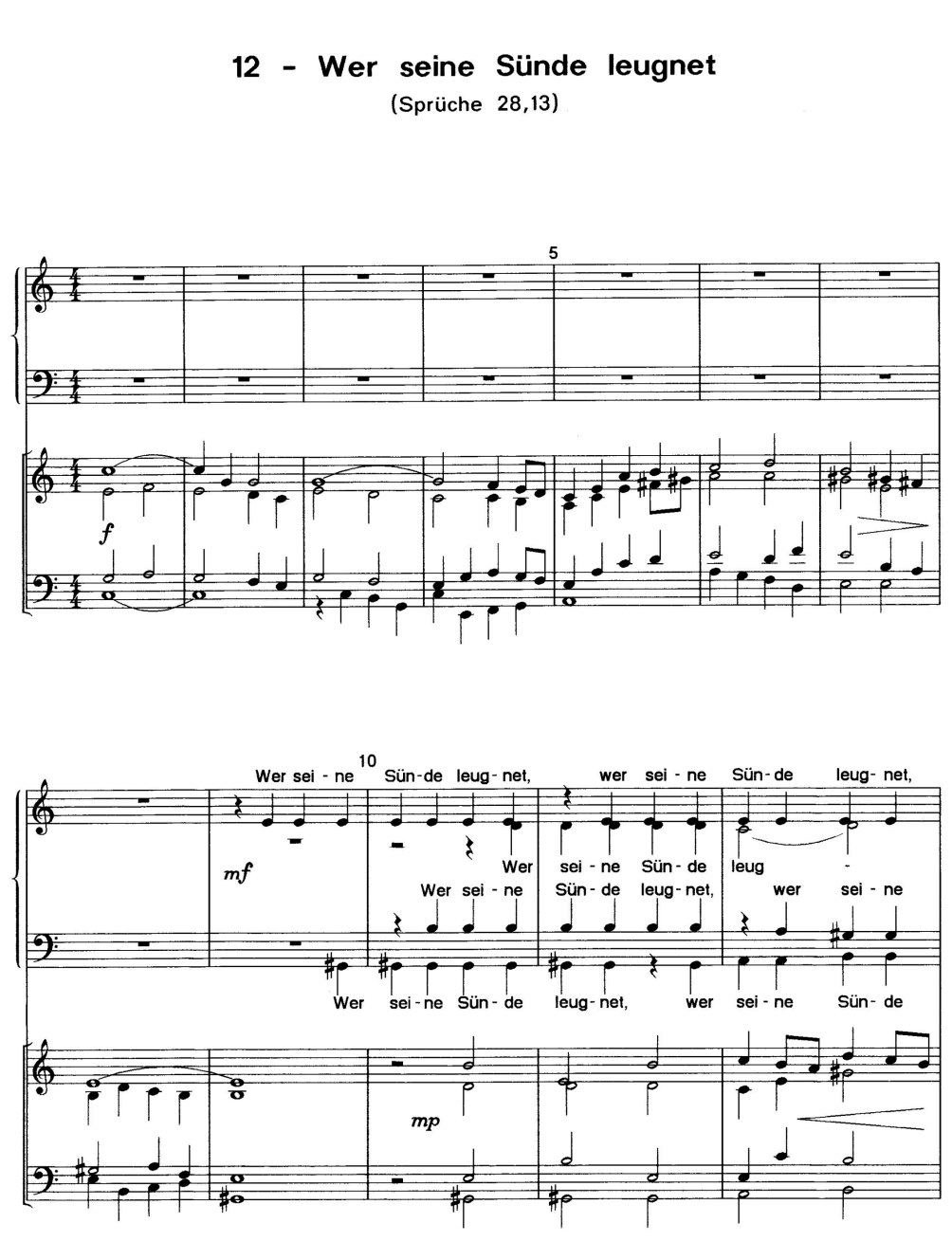 Wer seine Snde leugnet